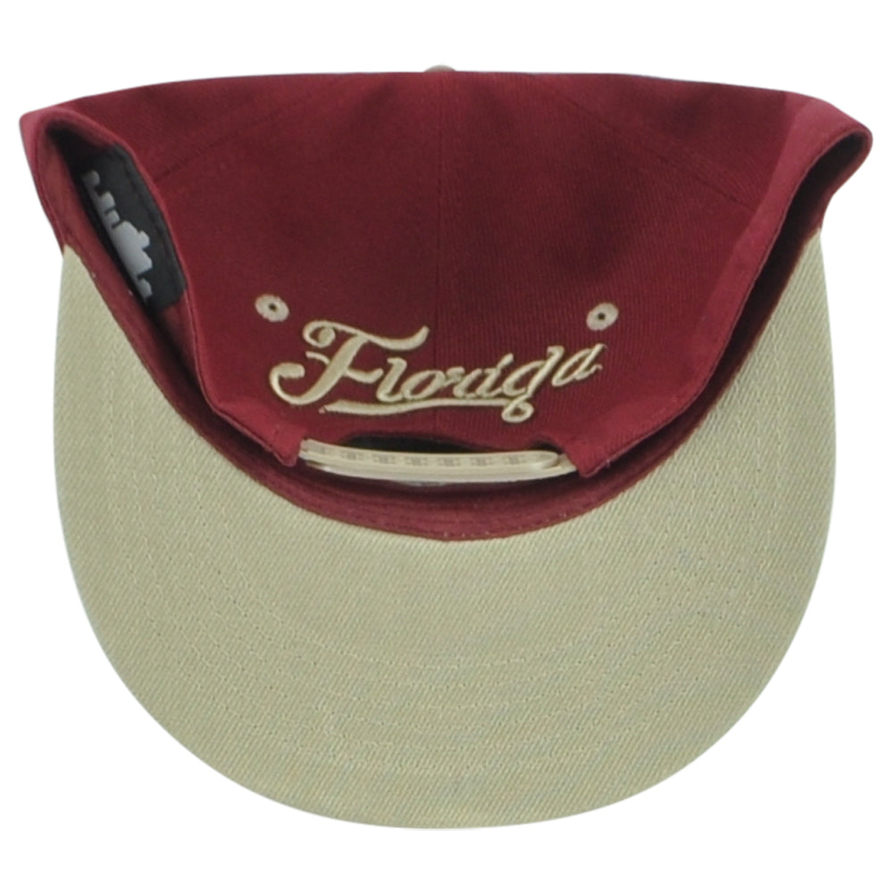 Florida Seminoles Theme Football State Flat Bill Adjustable Helmet Men Hat Cap