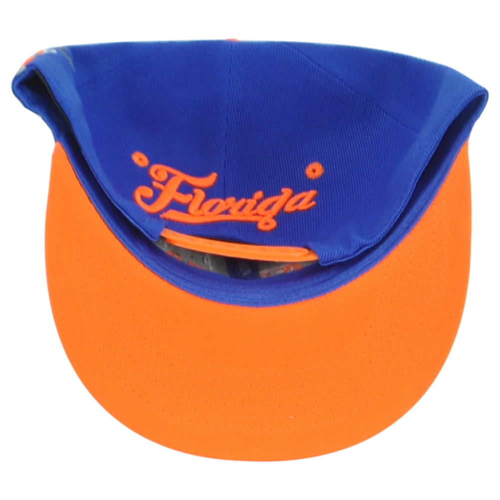 Florida Gators Theme Football State Flat Bill Adjustable Adults Stripes Hat Cap