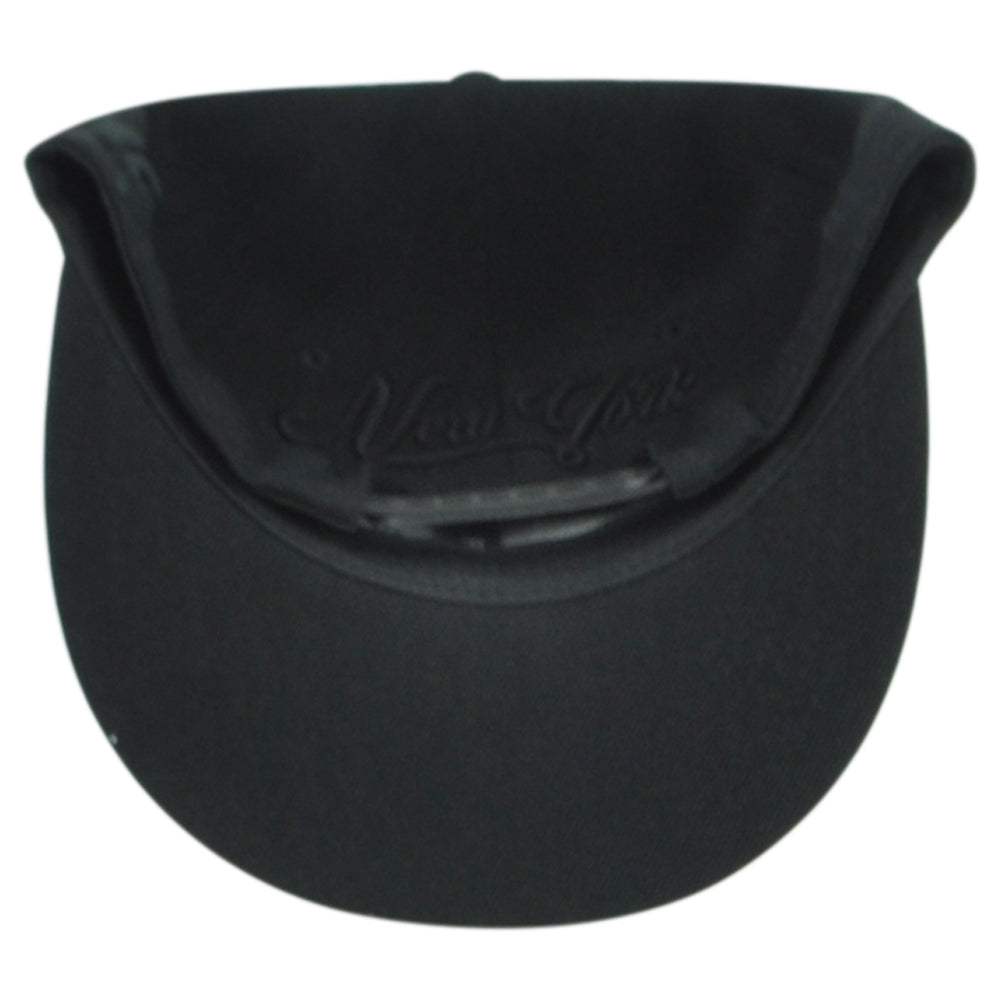 New York Yankees Theme Baseball State Flat Bill Adjustable Adults Black Hat Cap