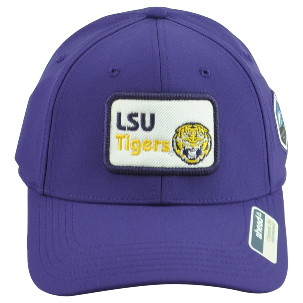 NCAA Ahead LSU Tigers Reliaquest Bowl Performance Purple Adjustable Hat Cap