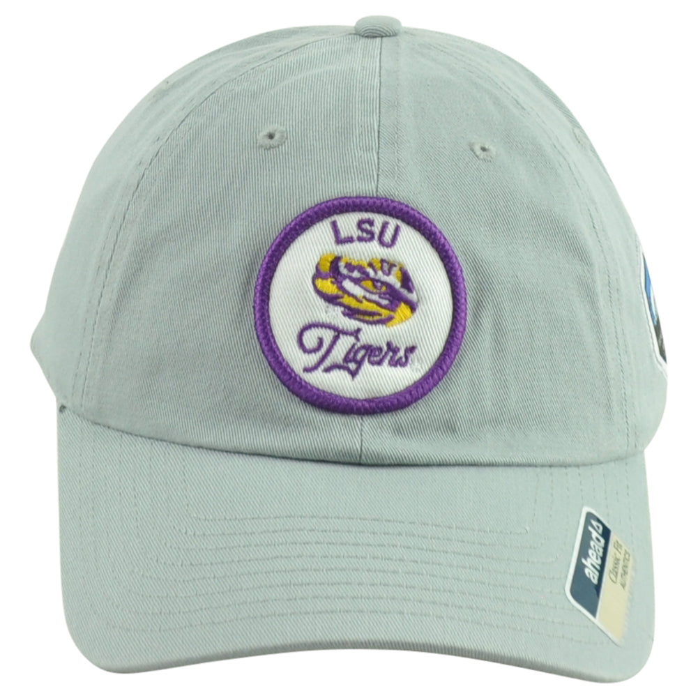 NCAA Ahead LSU Tigers Adjustable Reliaquest Bowl Classic Fit Adults Gray Hat Cap