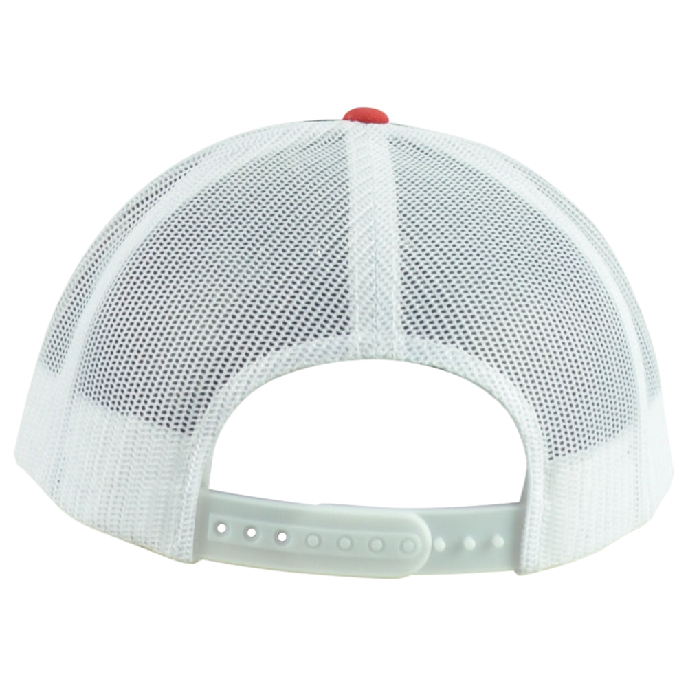 Jack Chester's Brew Club Claw Crafted Trucker Mesh Blue Red White Adults Hat Cap