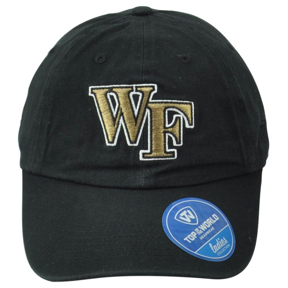 NCAA TOW Wake Forest Demon Deacons Black Adjustable Womens Ladies Adults Hat Cap