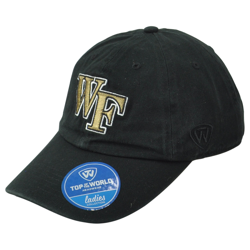 NCAA TOW Wake Forest Demon Deacons Black Adjustable Womens Ladies Adults Hat Cap