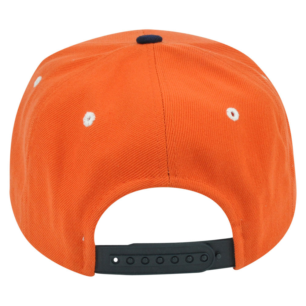 NCAA Zephyr Auburn Tigers Shadow Script Snapback Flat Bill Adjustable Hat Cap