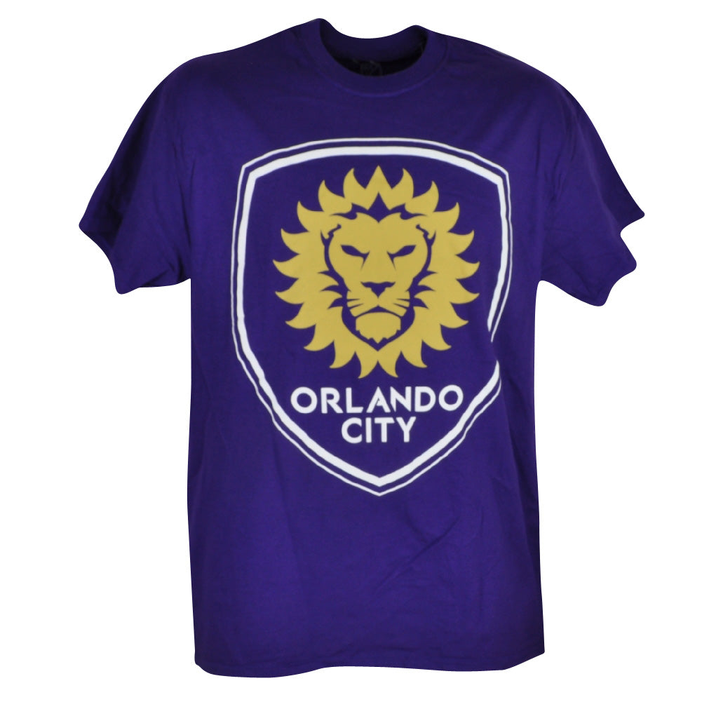 Orlando City Soccer Club Mens Adult Purple Short Sleeve Tshirt Tee Futbol Sport