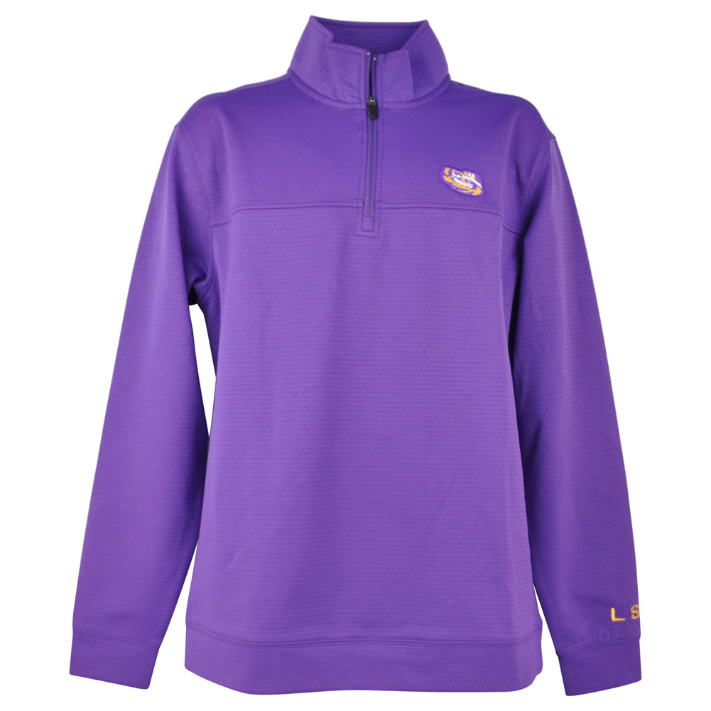 NCAA Louisiana LSU Tigers Sweater Jacket Winter Football Man Adults Purple