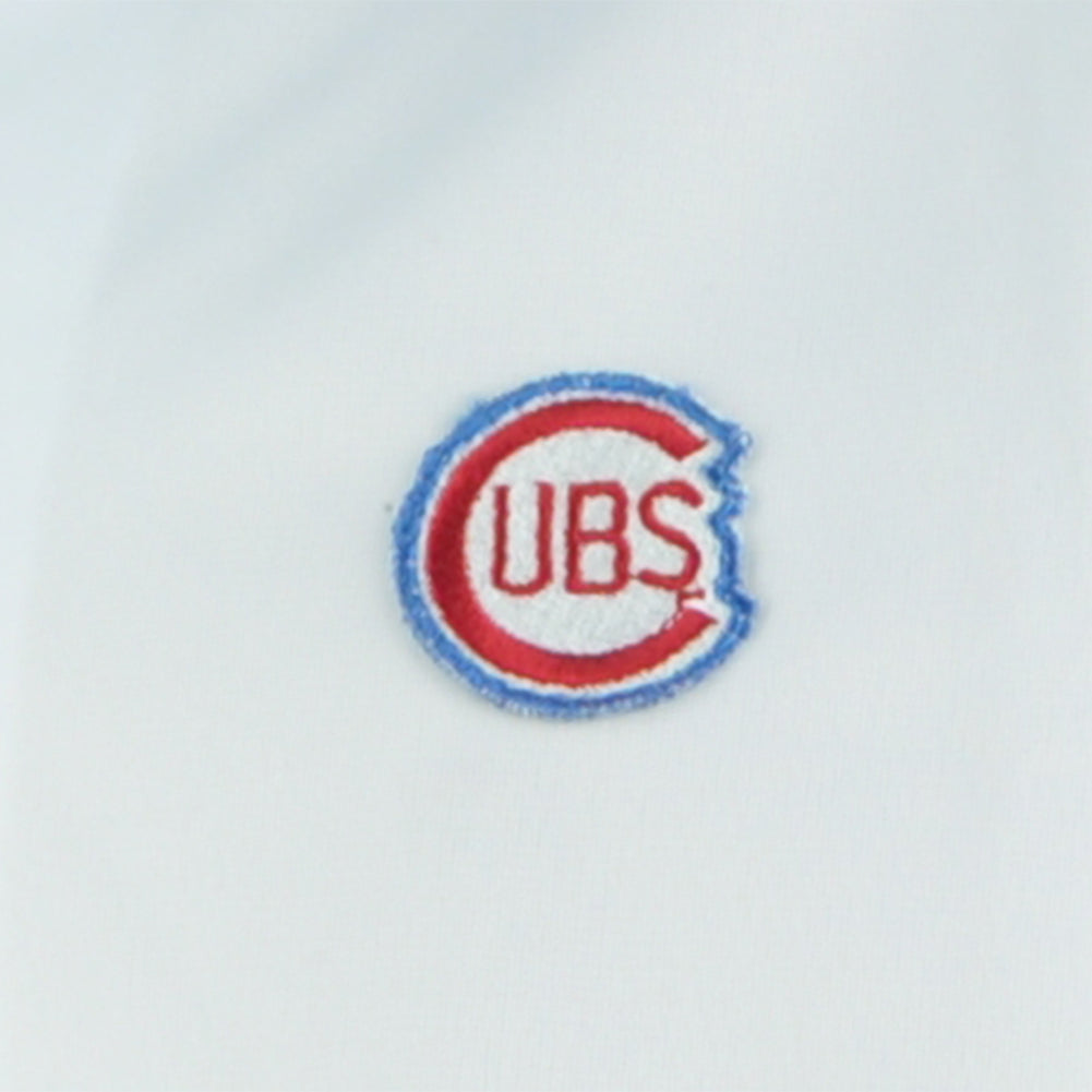 MLB Red Jacket Chicago Cubs Sweater Zipper Men Adults Vintage Size White