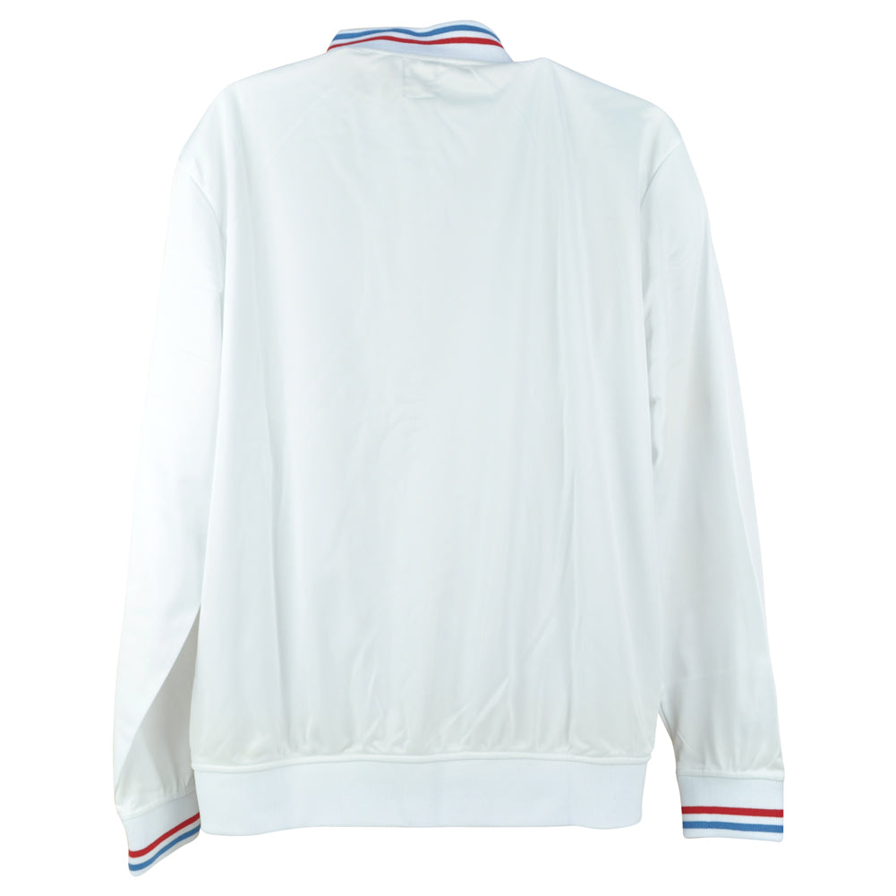 MLB Red Jacket Chicago Cubs Sweater Zipper Men Adults Vintage Size White