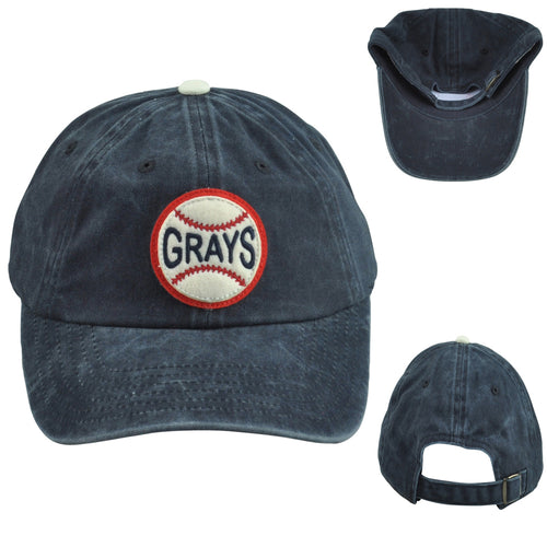 American Needle Negro League Homestead Grays Garment Washed Adjustable Hat Cap
