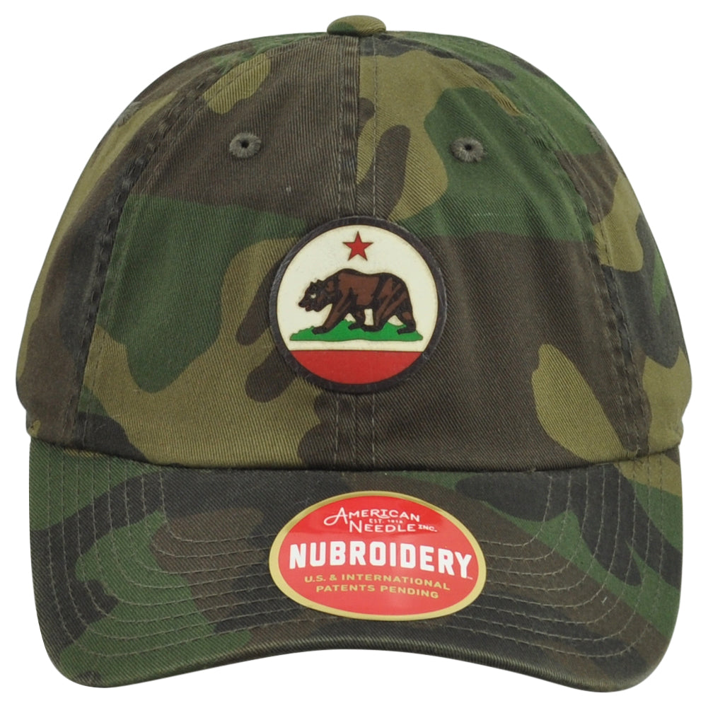 American Needle California Cali Bear USA State Camo Adjustable Adults Hat Cap