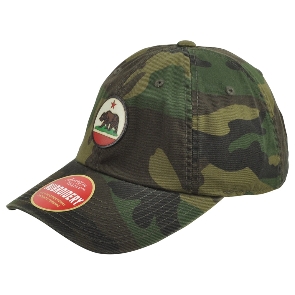 American Needle California Cali Bear USA State Camo Adjustable Adults Hat Cap