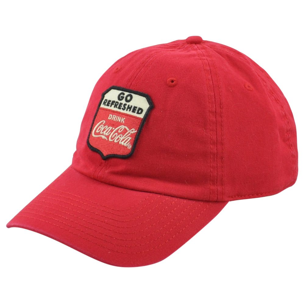 American Needle Coca Cola Go Refreshed Drink Adjustable Adults Unise Red Hat Cap