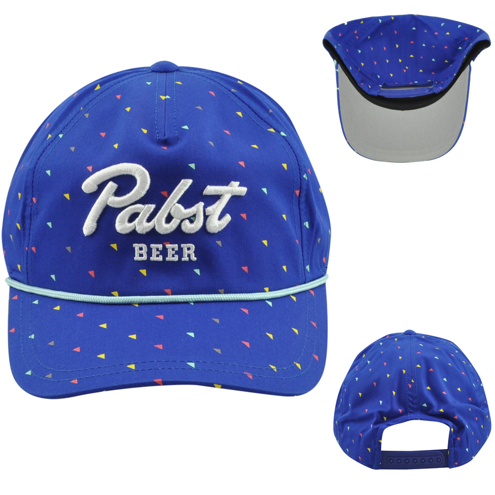 American Needle Pabst Blue Ribbon Beer Cord Royal Blue Adults Snapback Hat Cap