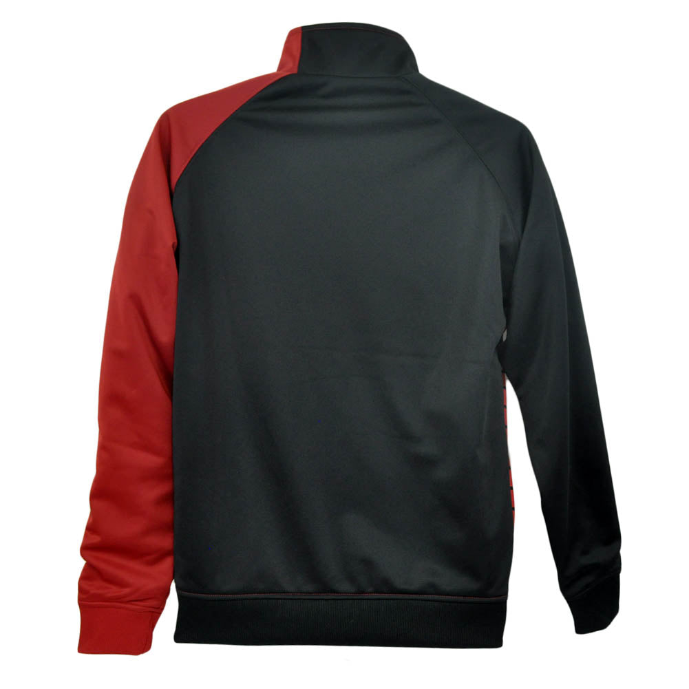 NBA Miami Heat Unk Horizontal Stripe Track Jacket Mens Red Adult Sweater