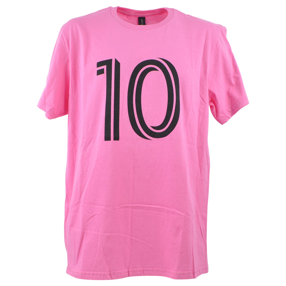 MLS Sports Inter Miami Lionel Messi #10 Adult Soccer Futbol Men Tshirt Tee