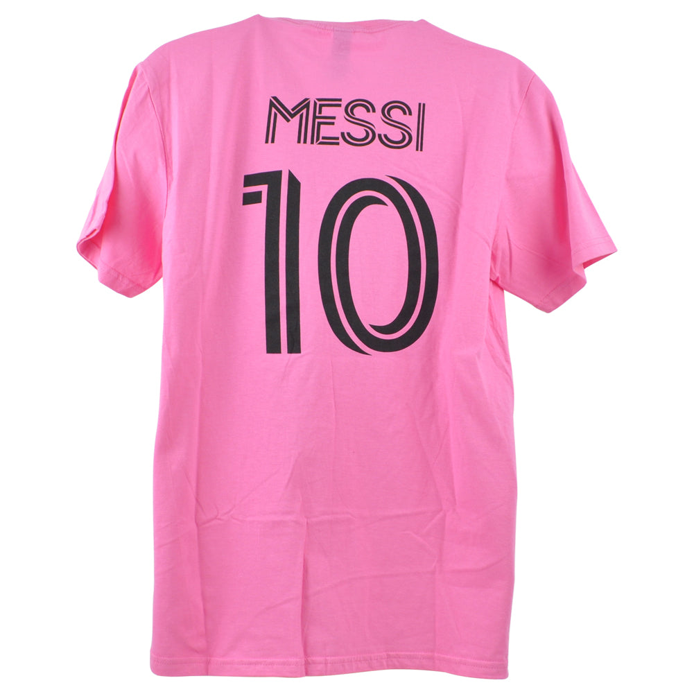 MLS Sports Inter Miami Lionel Messi #10 Adult Soccer Futbol Men Tshirt Tee