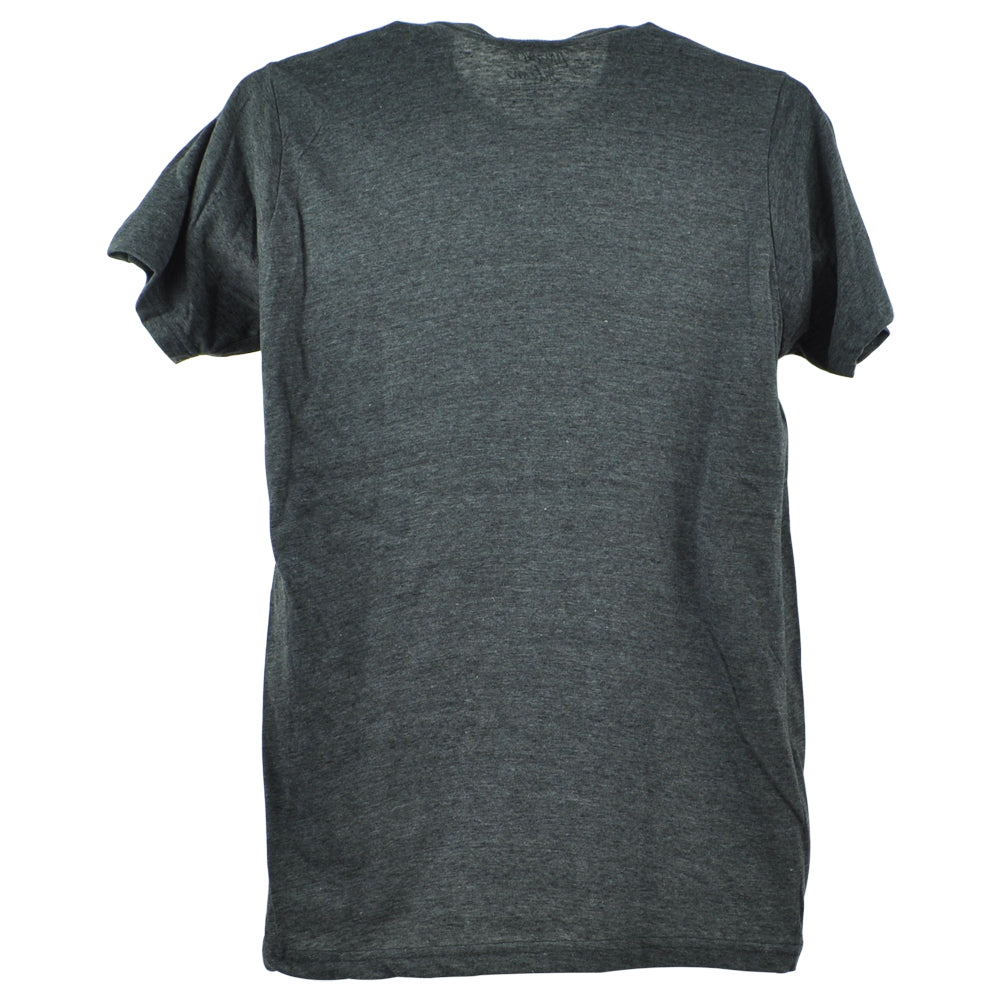 Wright Ditson Plain Blank Charcoal Adults Short Seeve Crew Neck Tshirt Tee