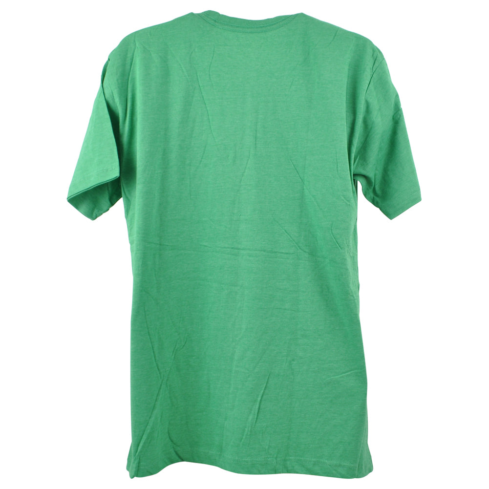 Wright Ditson Plain Blank Green Adults Short Seeve Crew Neck Tshirt Tee