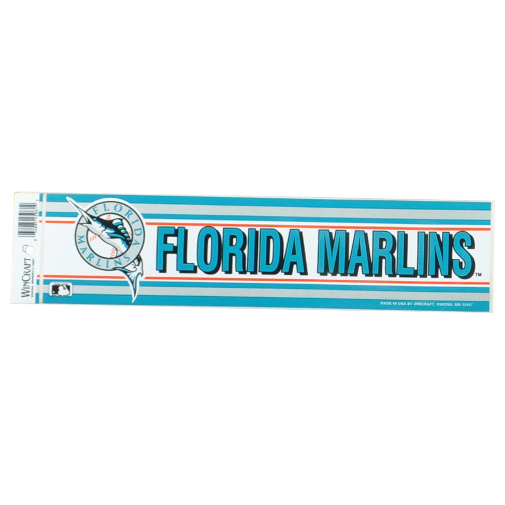 MLB Florida Marlins Retro Logo Ultra Decal Stickers 3x12 Decorations Sports Fan
