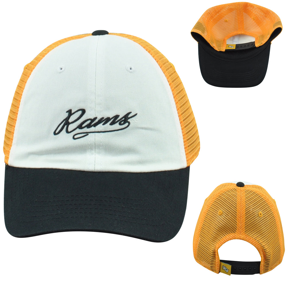 NCAA Captivating Virginia Commonwealth Rams Trucker Mesh Snapback Womens Hat Cap