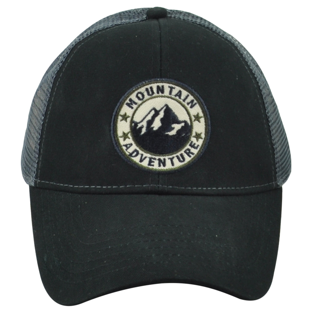 Mountain Adventure Outdoor Camping Hike Trucker Mesh Snapback Adults Hat Cap
