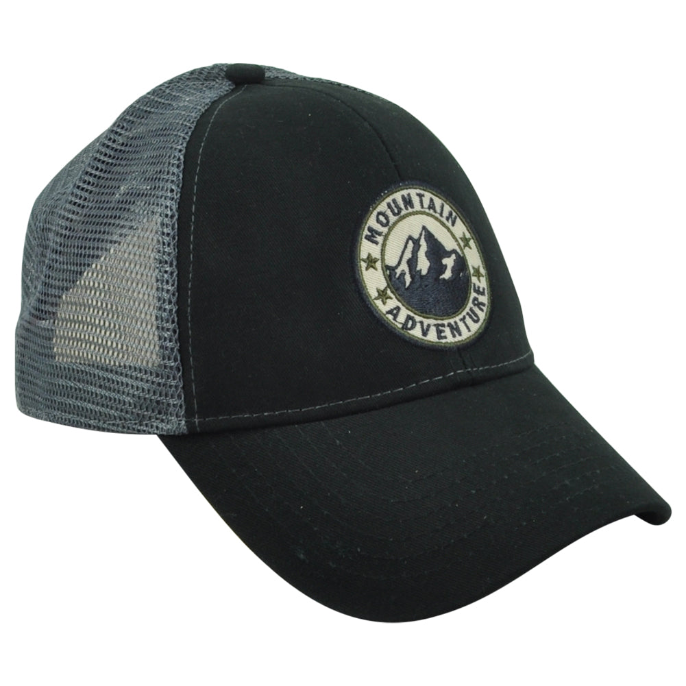 Mountain Adventure Outdoor Camping Hike Trucker Mesh Snapback Adults Hat Cap