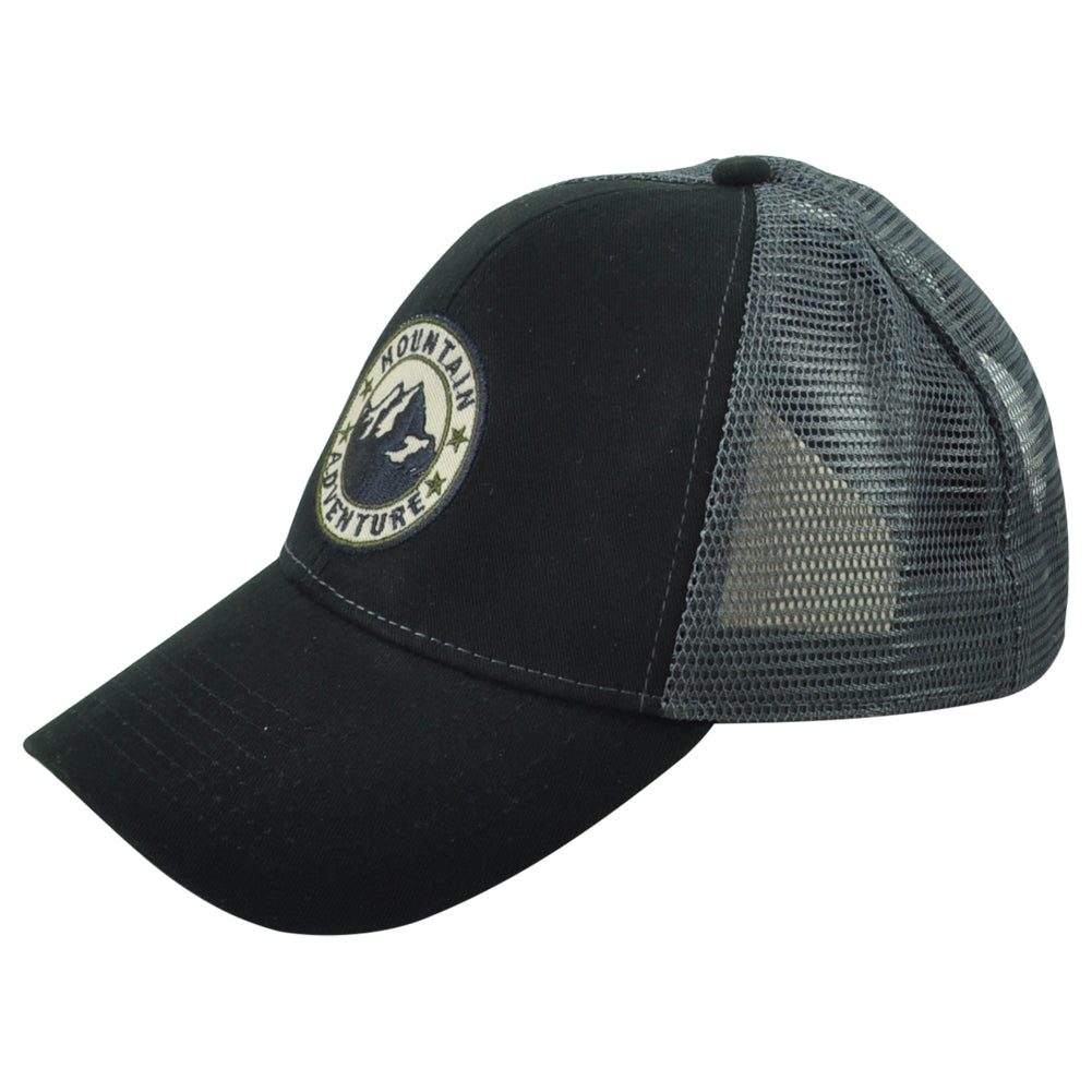 Mountain Adventure Outdoor Camping Hike Trucker Mesh Snapback Adults Hat Cap