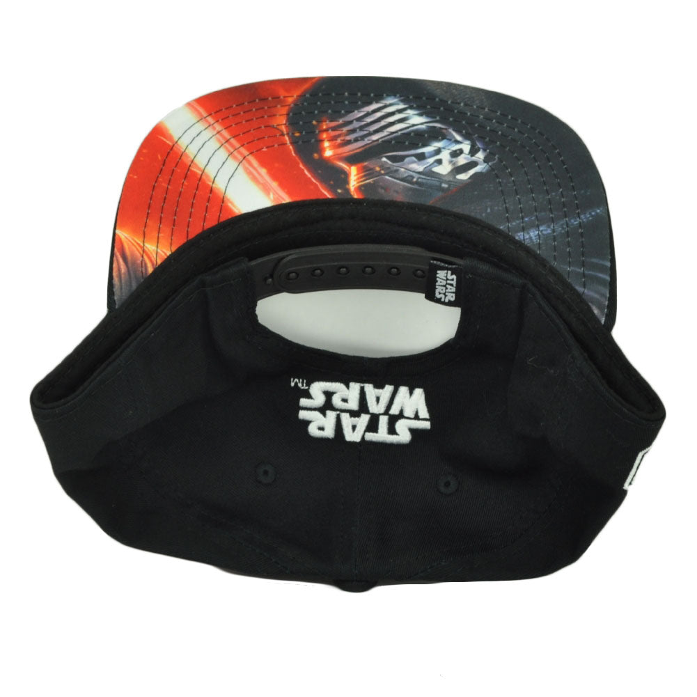 Star Wars Kylo Ren Dark Side Snapback Flat Bill Hat Cap Villain Movie Character