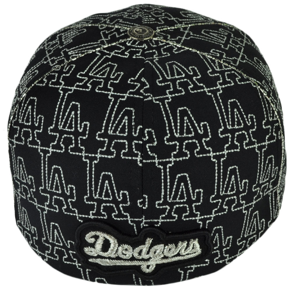 Los Angeles Dodgers Red X Jacket 24K White Rose Gold Button Soutache Fitted 73/4