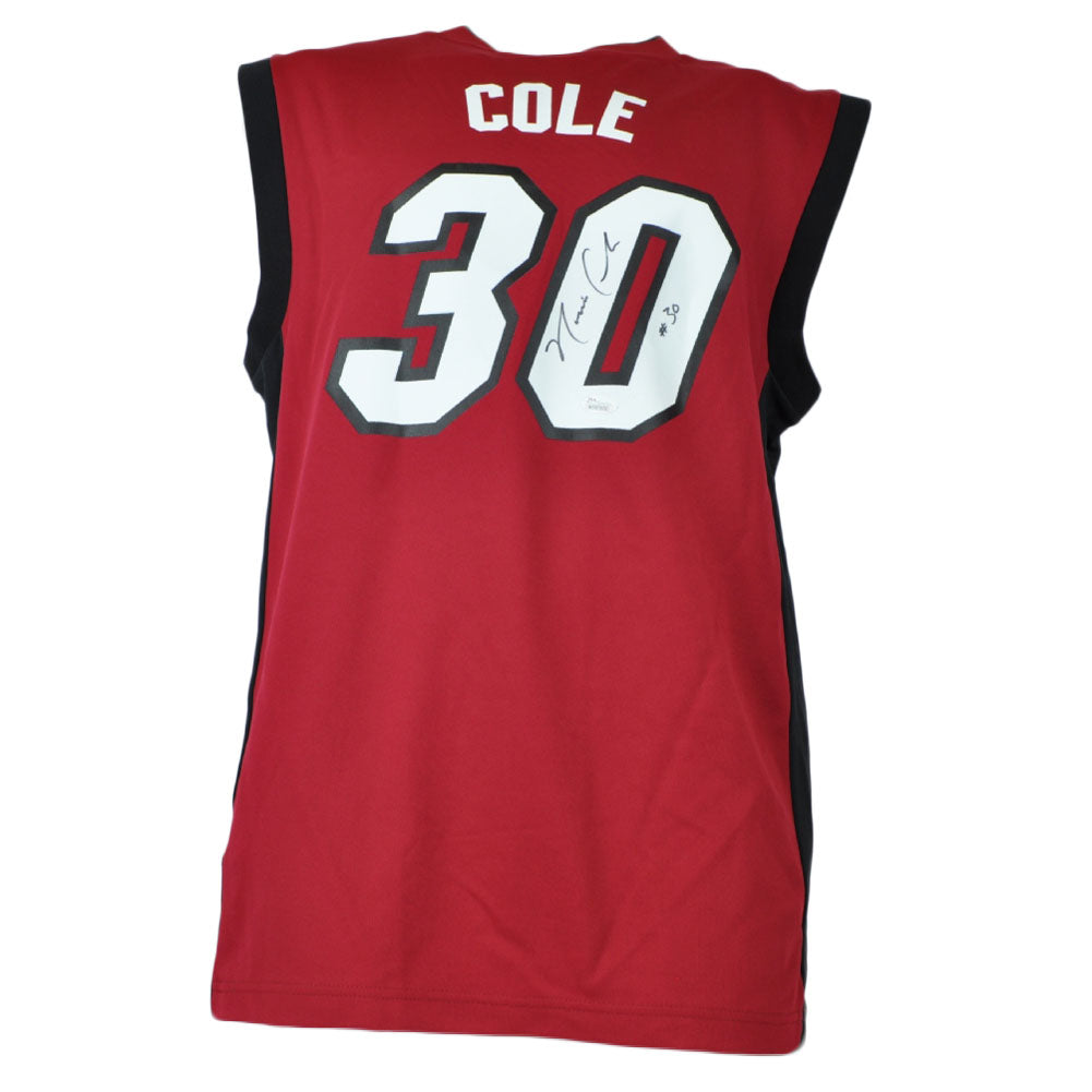NBA Miami Heat Norris Cole Adidas Replica Jersey Signed Sz JSA #W587972