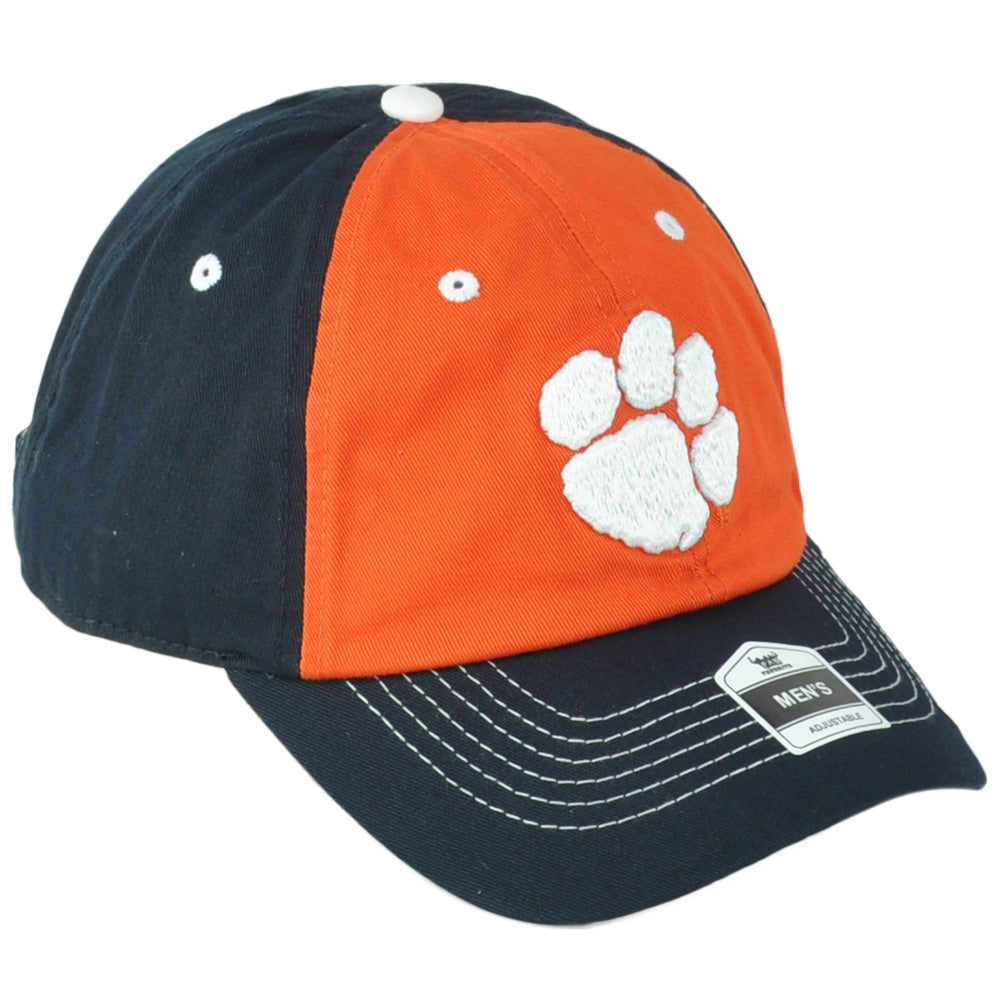 NCAA Clemson Tigers Two Colors Relaxed Curved Bill Adjustable Adults Hat Cap