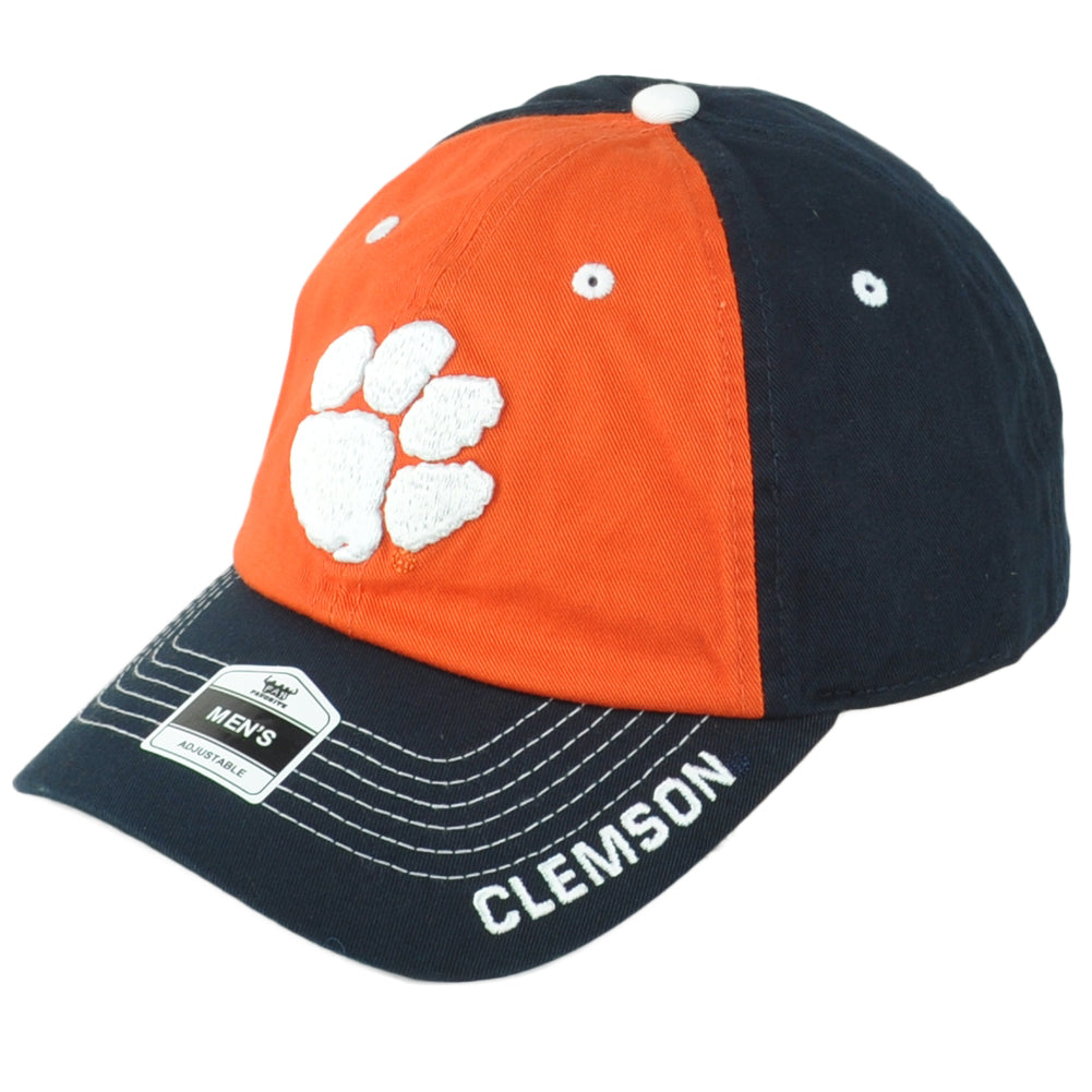 NCAA Clemson Tigers Two Colors Relaxed Curved Bill Adjustable Adults Hat Cap