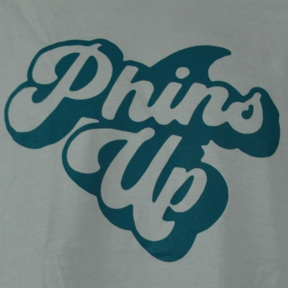 Miami Dolphins Football Phins up White Short Sleeve Adults Men Tshirt Tee 2XLarg