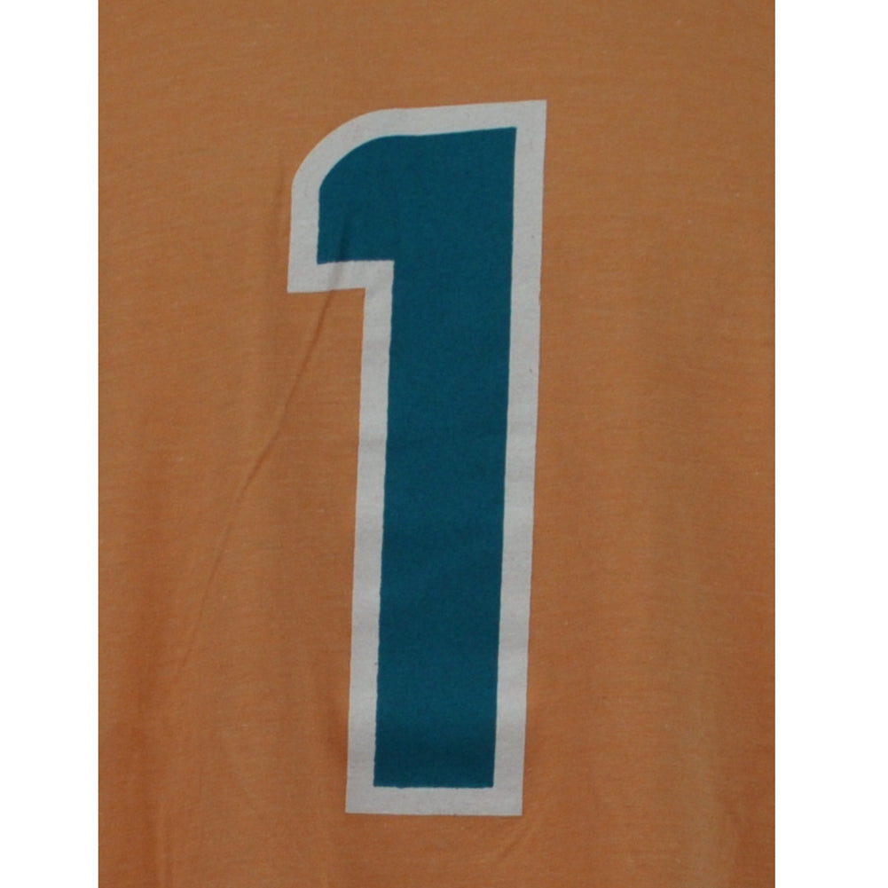 Miami Dolphins Football Tua Tagovailoa #1 Light Orange Sports Tshirt Tee