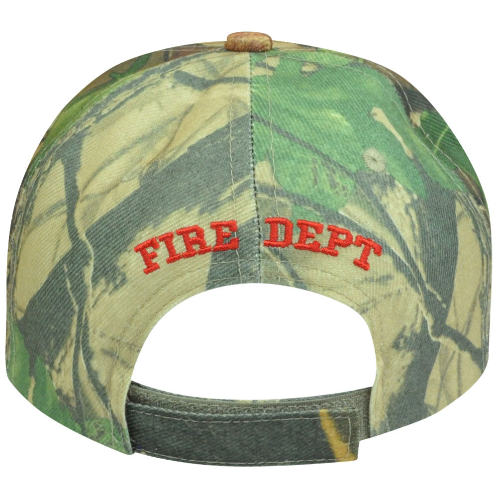 Fire Department Dept Firefighter First In Last Out Camouflage Hat Cap