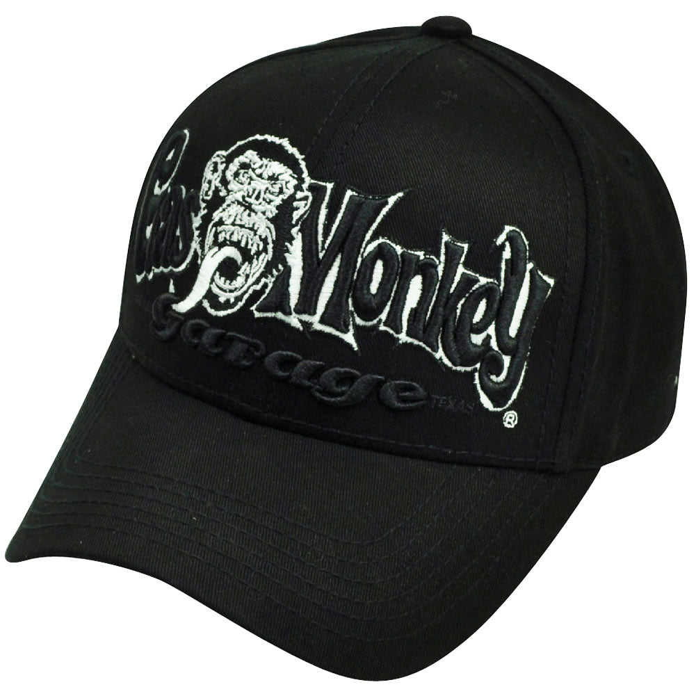Gas Monkey Garage Blood Sweat & Beers TV Show Cars Fitted Hat Cap Black
