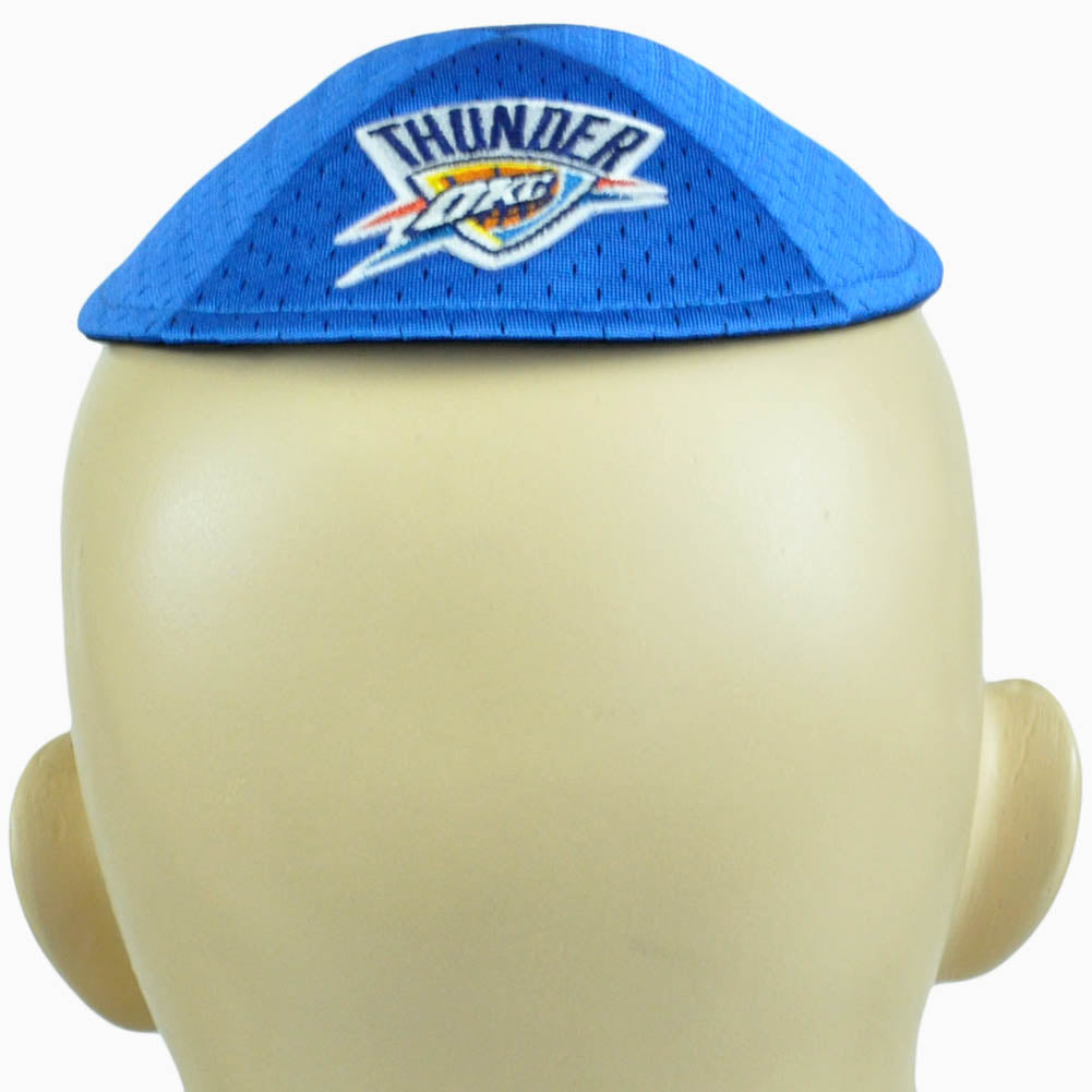 NBA Oklahoma City Thunder Clip Pro Kippah Yamaka Jersey Mesh Licensed Yarmulke