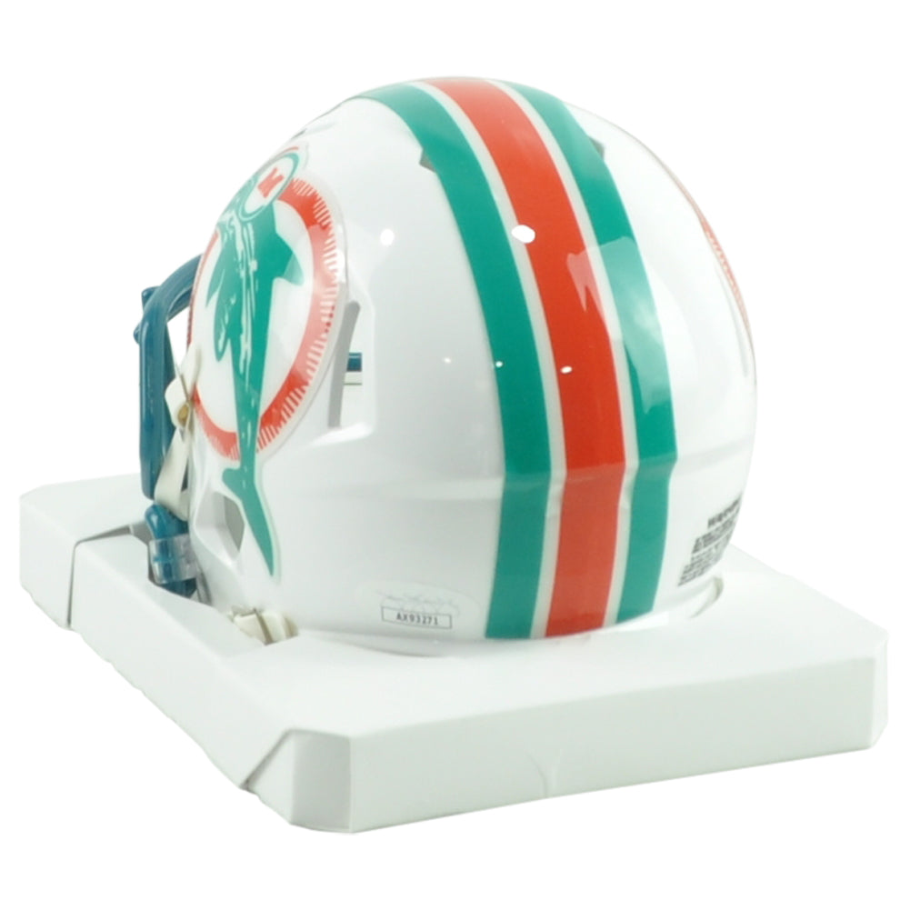 NFL Miami Dolphins Zach Thomas #23 Autograph Riddell Mini Helmet Speed HOF White