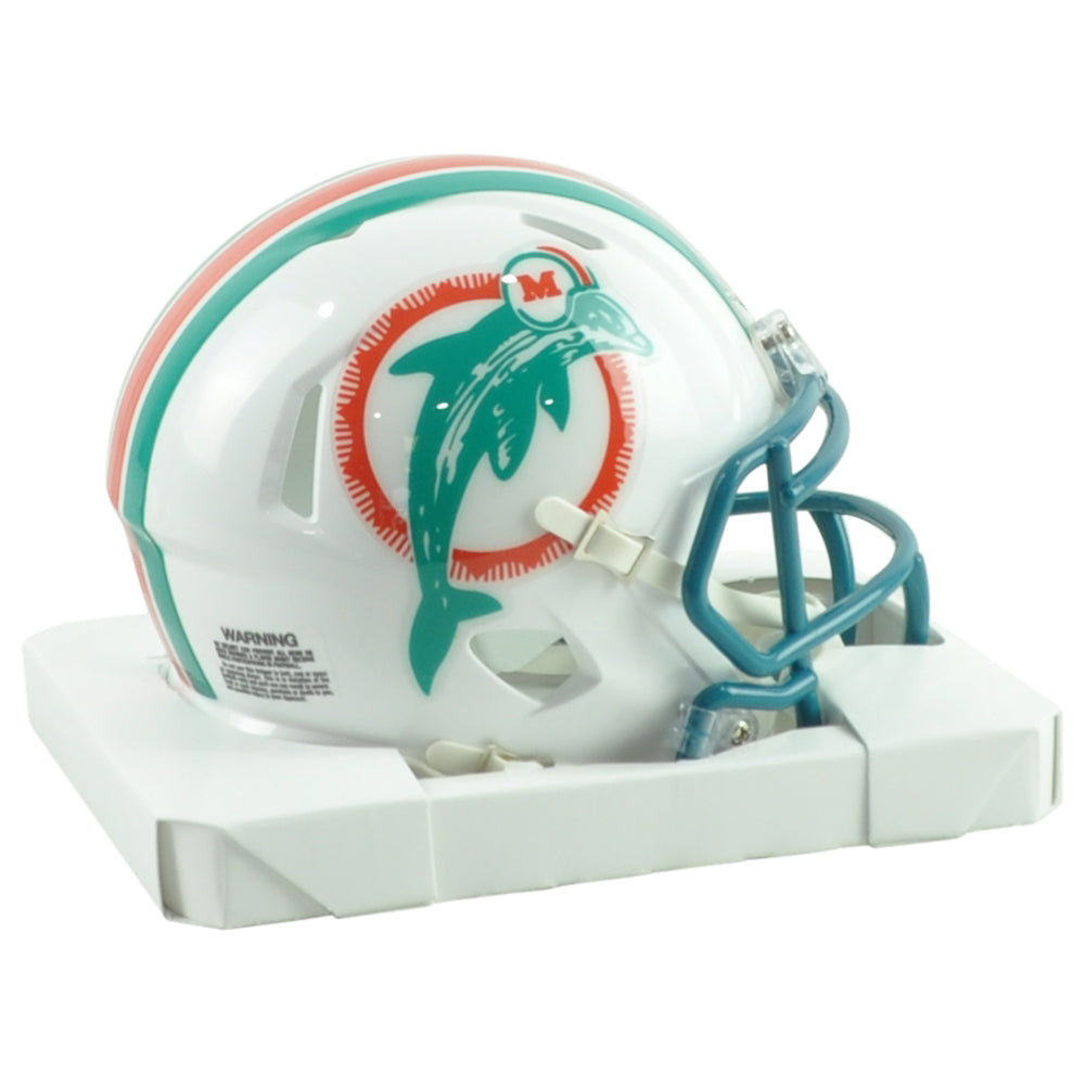 NFL Miami Dolphins Zach Thomas #23 Autograph Riddell Mini Helmet Speed HOF White