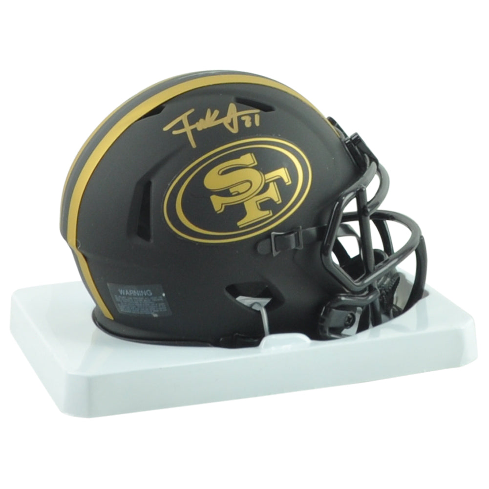 NFL San Francisco 49ers Frank Gore Signed Autograph Mini Helmet Riddell Eclipse