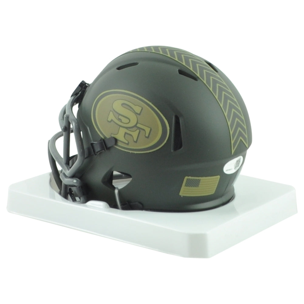 NFL San Francisco 49ers Frank Gore Riddell Autograph Mini Helmet Salute To Serv