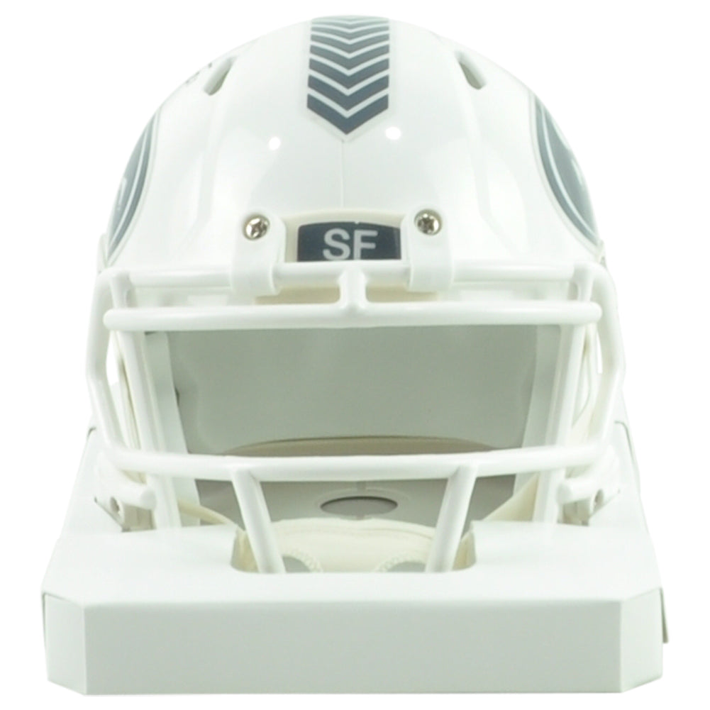 NFL San Francisco 49ers Frank Gore Autograph Mini Helmet White Salute To Service