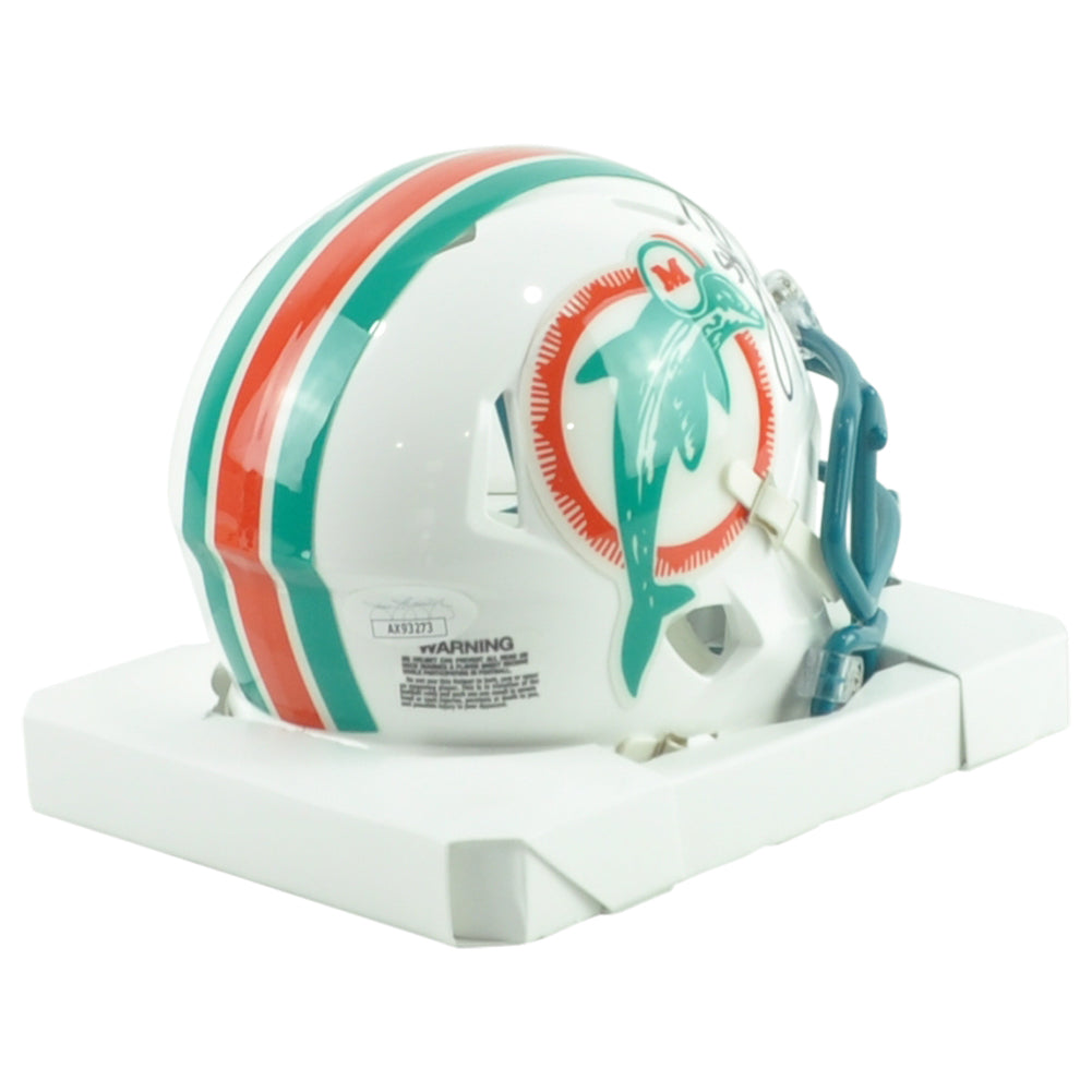 NFL Miami Dolphins Zach Thomas #23 Sign Autograph Riddell Mini Helmet Speed HOF
