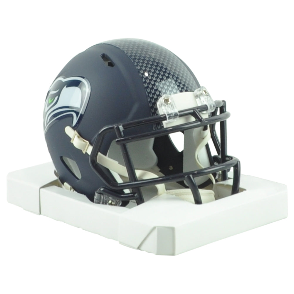 NFL Seattle Seahawks Riddell Speed Mini Football Helmet Navy Sports Football