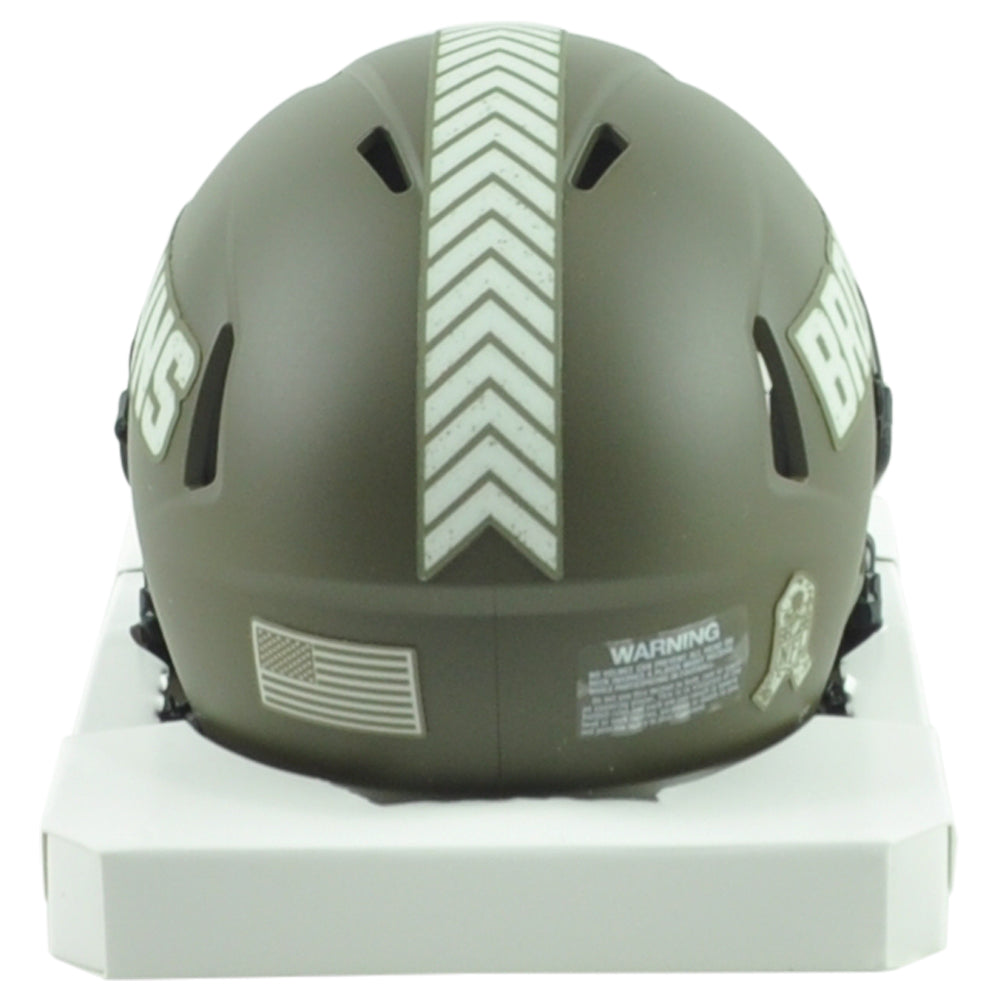 NFL Cleveland Browns Riddell Speed Mini Football Helmet Sports Salute To Service