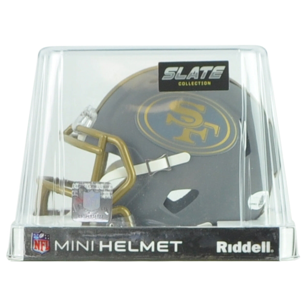 NFL San Francisco 49ers Frank Gore Autograph Riddell Mini Helmet Slate Collectio