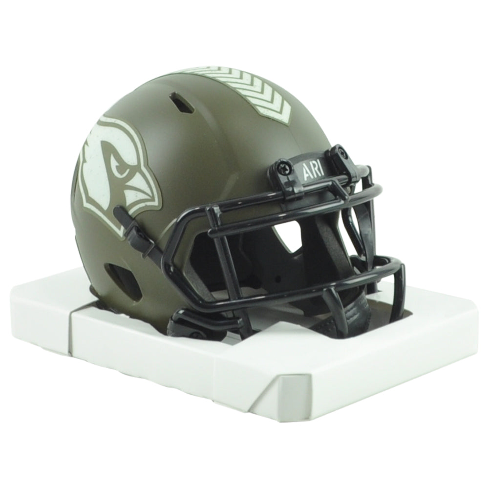 NFL Arizona Cardinals Riddell Speed Mini Football Helmet Sport Salute To Service