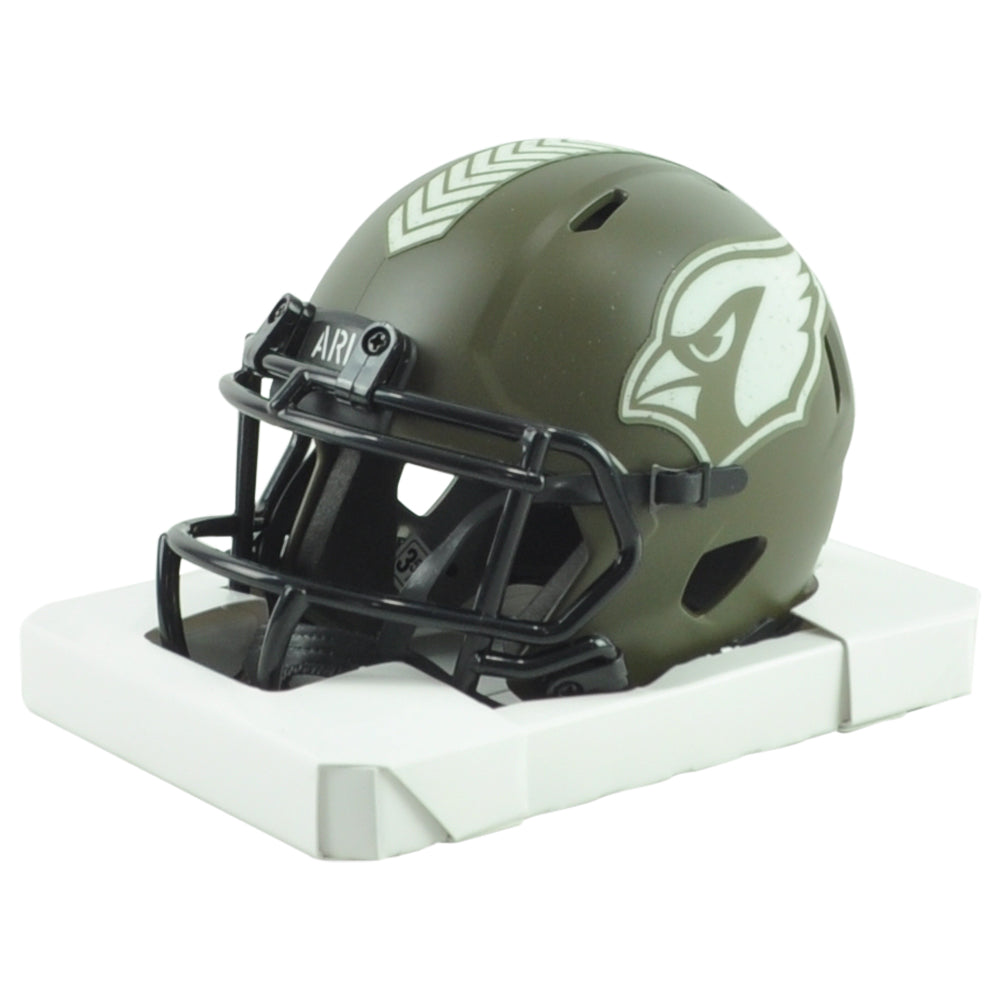 NFL Arizona Cardinals Riddell Speed Mini Football Helmet Sport Salute To Service