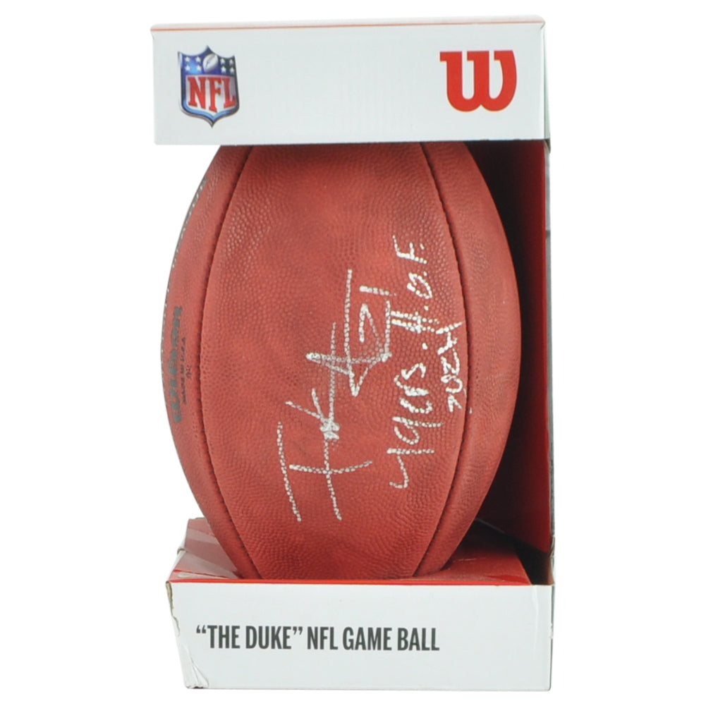 NFL San Francisco 49ers Frank Gore #21 Autographed Football Official Size Duke